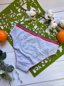 Трусы слип Сlever C933/1 - меланж св. серый 