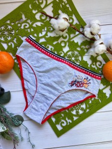 Трусы слип Сlever C933/1 - меланж св. серый 