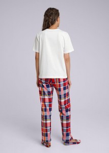 Комплект Clever LP13-1065/4 - молочный/красный 