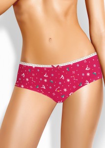 Трусы шорты Clever SH1138/2 - красный/молочный