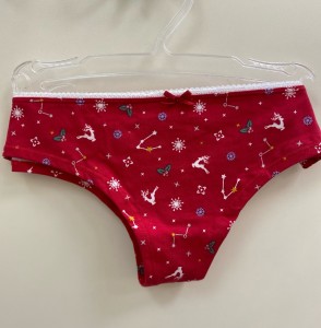 Трусы бразилиана Clever BR1138/2 - красный/молочный