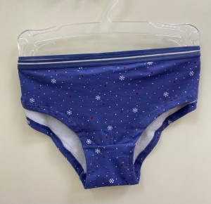 Трусы шорты Clever SH1138/3 - джинсовый/молочный