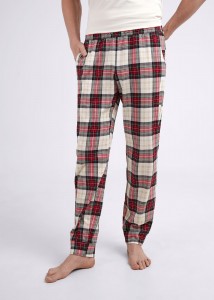 Пижама мужская Clever MHP440933/2 - св. бежевый/красный
