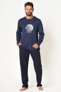 Пижама мужская Key MNS 625 - синий 