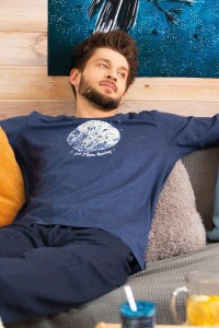 Пижама мужская Key MNS 625 - синий 