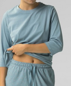 Пижама женская Atlantic NLP-483E - лазурно серый