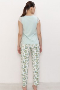 Пижама Melado 80139 Аура - светлый циан 