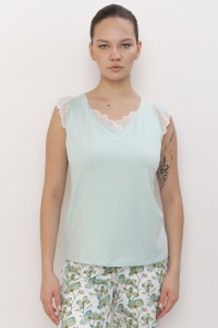 Пижама Melado 80139 Аура - светлый циан 