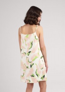 Сорочка Clever Сен-Тропе LS25-1111 - персиковый/св. зеленый