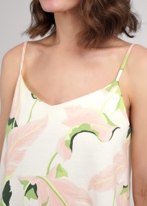 Сорочка Clever Сен-Тропе LS25-1111 - персиковый/св. зеленый