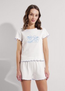 Пижама Clever LP25-1169/1 - молочный