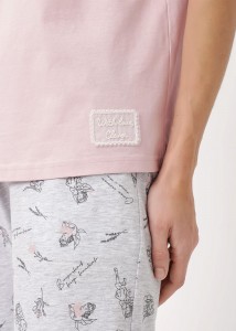 Набор одежды Clever LP15-1171/1 - розовый/меланж св. серый 