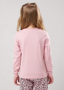 Пижама детская Clever 903611 - св. розовый/т.серый