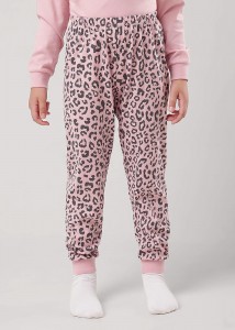 Пижама детская Clever 903611 - св. розовый/т.серый