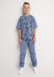 Пижама детская Clever 909573 - джинсовый