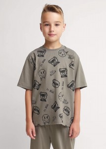 Пижама детская Clever 909573 подр -  хаки