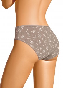 Трусы слип Clever C1184 - т. бежевый/св. бежевый 