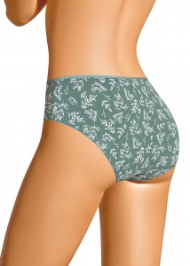 Трусы слип Clever C1184/1 - зеленый/молочный 