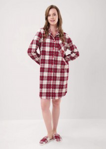 Платье Clever LDR15-1199 - красный/молочный 