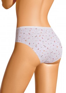 Трусы слип Clever C1201/1 - св. серый/красный