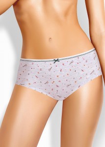 Трусы шорты Clever SH1201/1 - св. серый/красный 