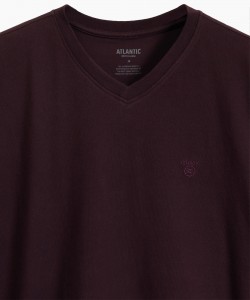 Пижама мужская Atlantic NMP-389 - баклажан/черный 