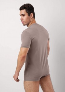 Футболка мужская Clever MF608311 - т. бежевый