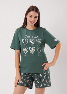 Набор одежды Clever LP15-1208 - зеленый/молочный