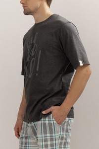 Футболка мужская Melado 6711M-20230.3H-715.1395 - темно-серый меланж