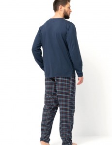 Пижама мужская Key MNS 481 - т. синий