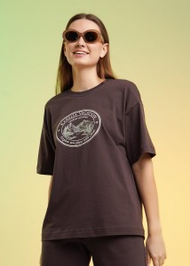 Футболка Clever LF26-100/5 - коричневый