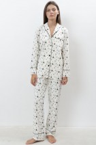 Пижама женская Melado 80086 - молочный