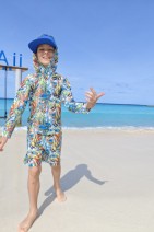 Футболка пляжная детская 25FC - fish corals 