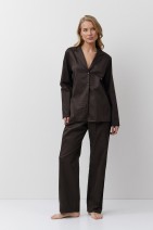 Пижама женская Aruelle NOEMIE со штанами - шоколадный