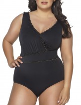Купальник слитный Ava SKJ59  - черный 