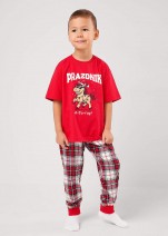 Пижама детская Clever 759557/29кд_п - красный 