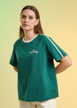 Футболка Clever LF26-100 - т. зеленый