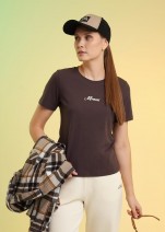 Футболка Clever LF26-100/2 - т. коричневый