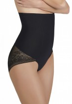 Трусы высокие корректирующие с сеткой Ysabel Mora 19618