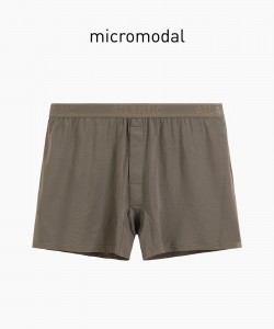 Трусы мужские Atlantic MBX-662 микромодал - темно серый