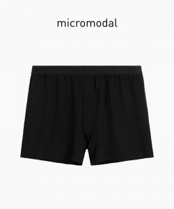 Трусы мужские Atlantic MBX-662 микромодал - черный