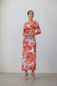 Парео SPF MEMBRANE 26TSC TOSCANE - цветы на белом 